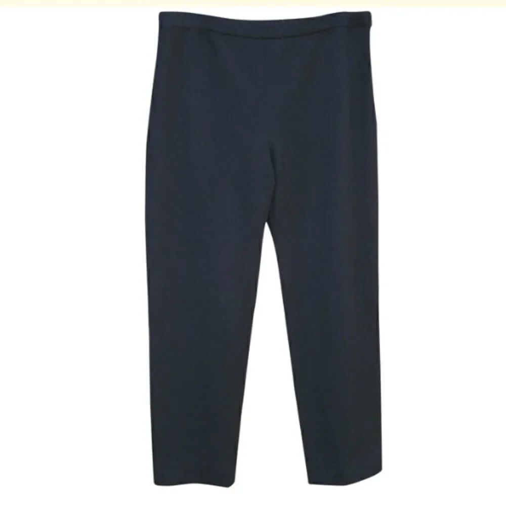 Vintage Valentino Black High Rise Ankle Pants